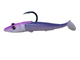 Leurre souple ravage'r shad violet bleu sardine -  leurre souple pêche thon méditérranné