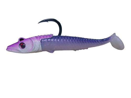 Leurre souple ravage'r shad violet bleu sardine -  leurre souple pêche thon méditérranné