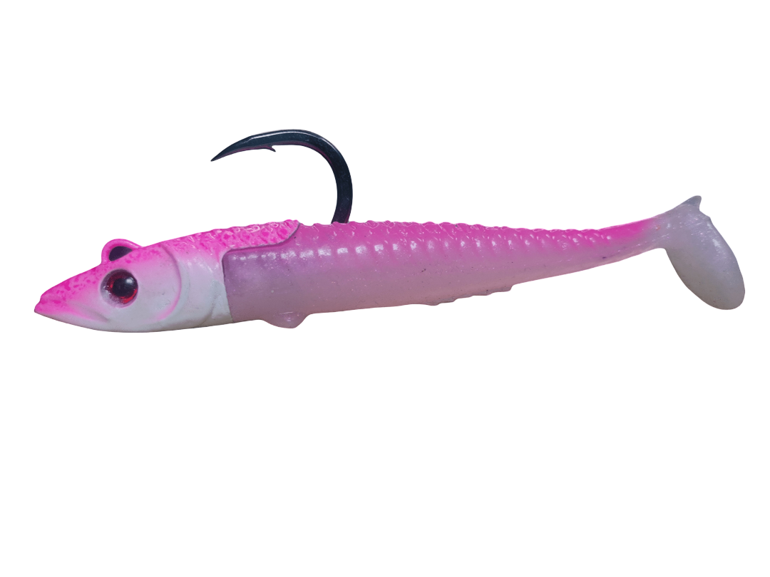 Leurre souple ravage'r shad  rose -  leurre souple pêche thon méditérranné