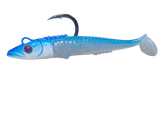 Leurre souple ravage'r shad bleu -  leurre souple pêche thon méditérranné