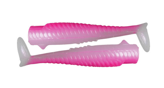 Corps souple RAVAGER x2 PACK rose - leurre souple pêche thon méditerrané
