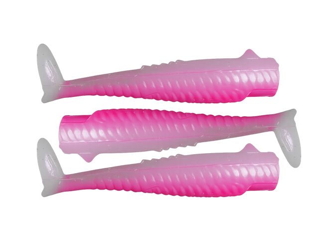 Corps souple RAVAGER x3 PACK rose - leurre souple pêche thon méditerrané