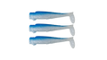 Corps souple RAVAGER x3 PACK bleu  - leurre souple pêche thon méditerrané