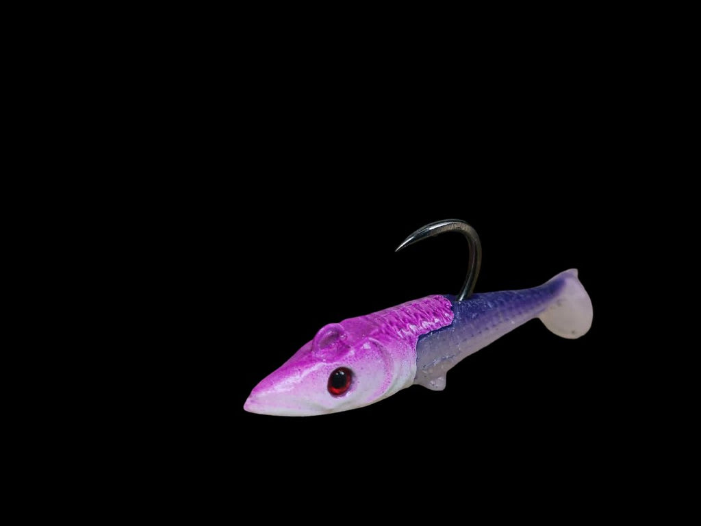 Leurre souple ravage'r shad bleu violet sardine -  leurre souple pêche thon méditérranné